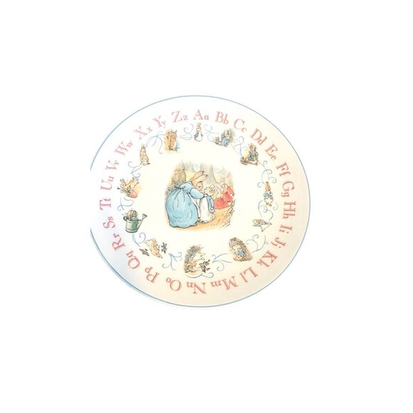 Reversible Peter Rabbit Wedgwood Broken China Pendant With Silver Artisan Bezel - Picture 6 of 12